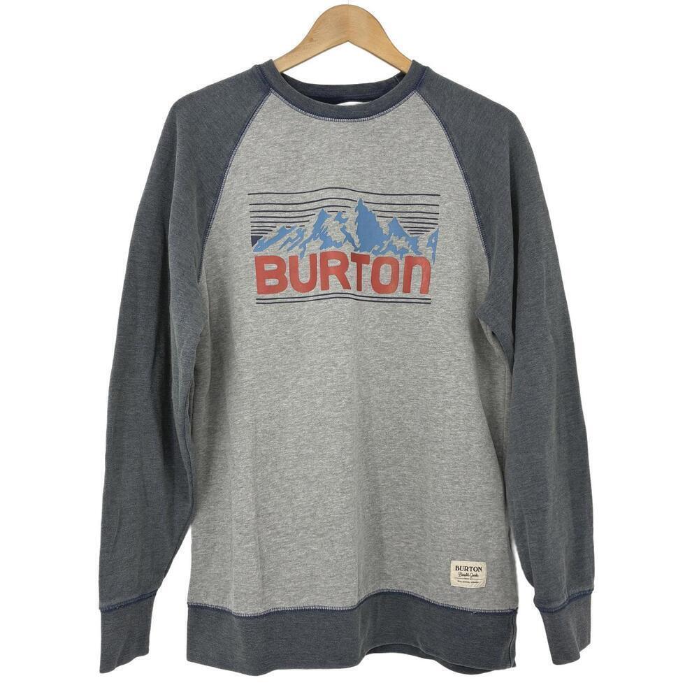 Burton Vista Cabincore Ski Snowboard Two-Tone Raglan Sleeve Sweatshirt Men's Med